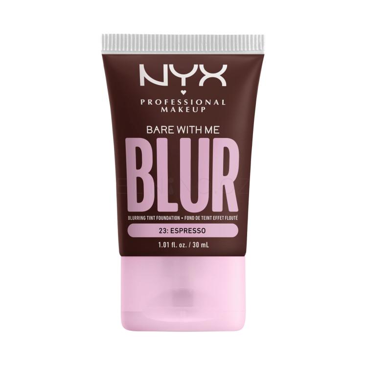 NYX Professional Makeup Bare With Me Blur Tint Foundation Make-up pro ženy 30 ml Odstín 23 Espresso