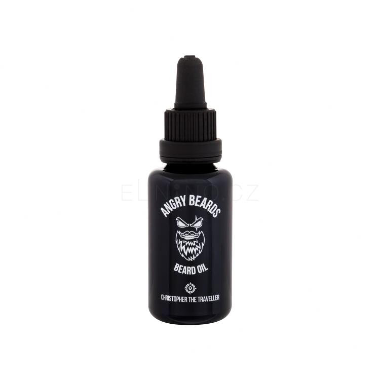 Angry Beards Beard Oil Christopher The Traveller Olej na vousy pro muže 30 ml