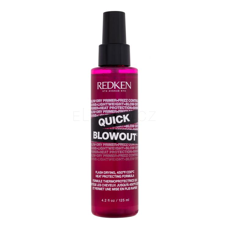 Redken Quick Blowout Lightweight Blow Dry Primer Spray Pro tepelný styling pro ženy 125 ml