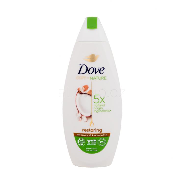 Dove Care By Nature Restoring Shower Gel Sprchový gel pro ženy 225 ml