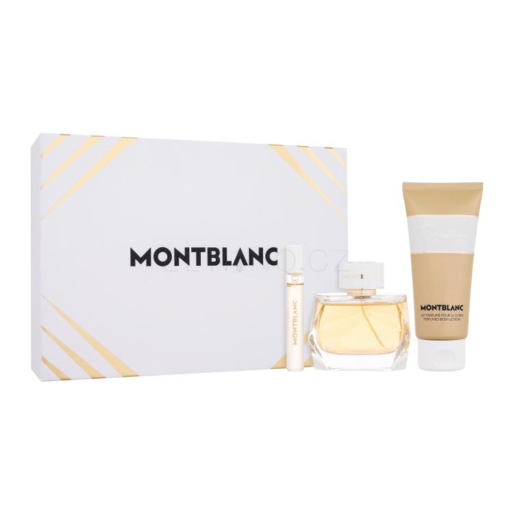 Montblanc Signature Absolue Dárková kazeta parfémovaná voda 90 ml + parfémovaná voda 7,5 ml + tělové mléko 100 ml