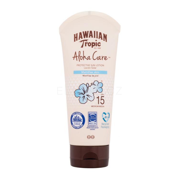 Hawaiian Tropic Aloha Care Protective Sun Lotion SPF15 Opalovací přípravek na tělo 180 ml