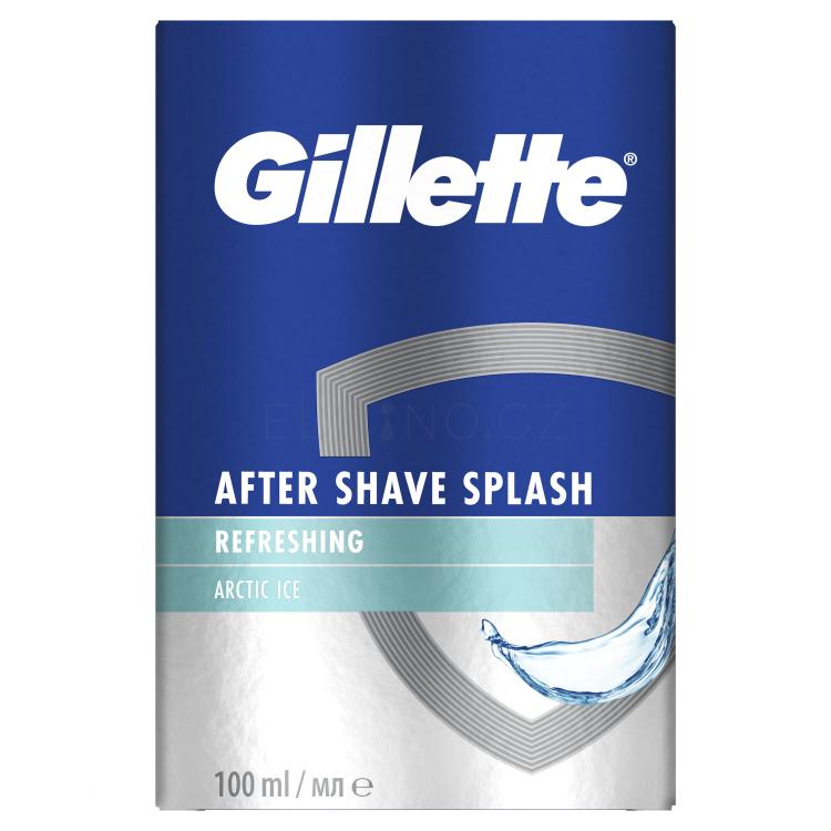 Gillette Arctic Ice After Shave Splash Voda po holení pro muže 100 ml