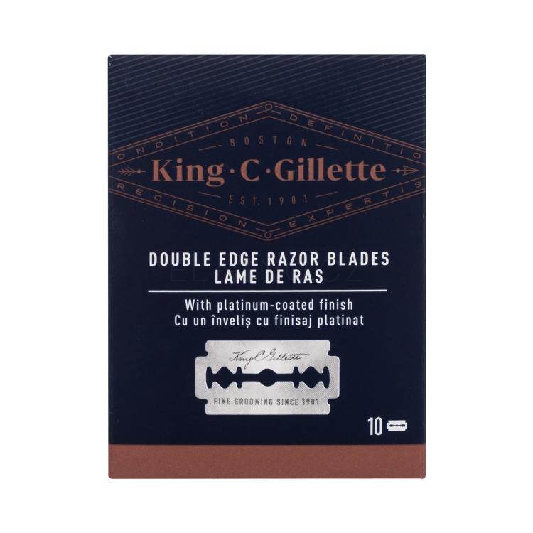 Gillette King C. Double Edge Safety Razor Blades Náhradní břit pro muže Set