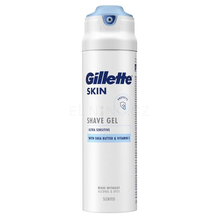 Gillette Skin Ultra Sensitive Shave Gel Gel na holení pro muže 200 ml
