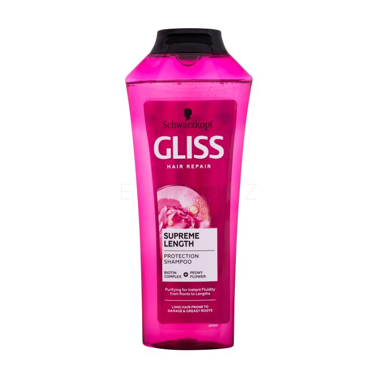 Schwarzkopf Gliss Supreme Length Protection Shampoo Šampon pro ženy 400 ml