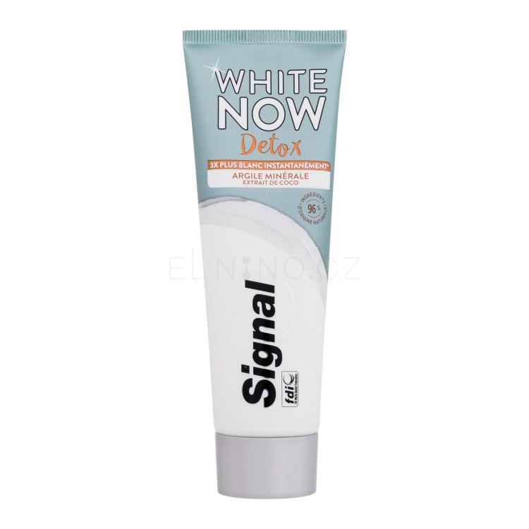 Signal White Now Detox Coconut &amp; Clay Zubní pasta 75 ml
