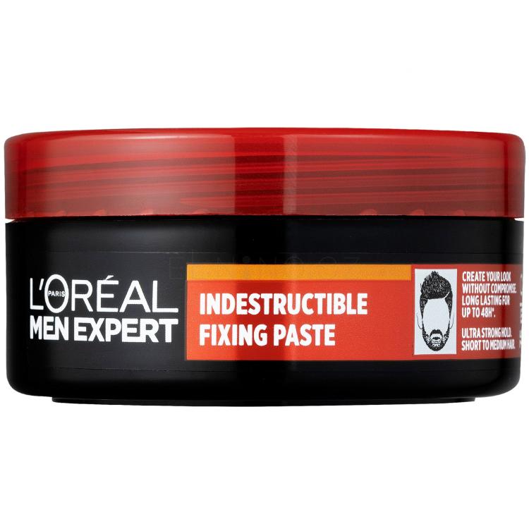 L&#039;Oréal Paris Men Expert ExtremeFix Indestructible Fixing Paste Krém na vlasy pro muže 75 ml