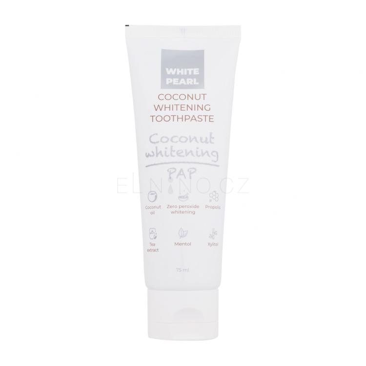 White Pearl PAP Coconut Whitening Toothpaste Zubní pasta 75 ml