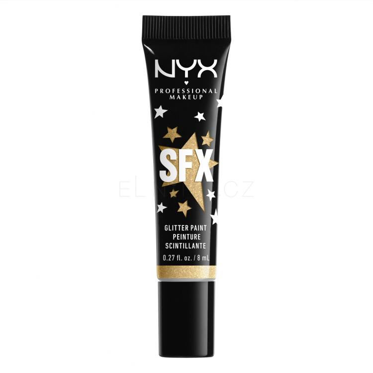 NYX Professional Makeup SFX Glitter Paint Make-up pro ženy 8 ml Odstín 01 Graveyard Glam