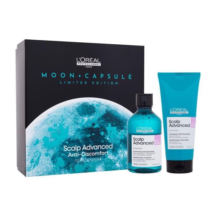 L&#039;Oréal Professionnel Scalp Advanced Moon Capsule Limited Edition Dárková kazeta šampon Scalp Advanced Professional Shampoo 300 ml + šampon Scalp Advanced Professional Treatment 200 ml