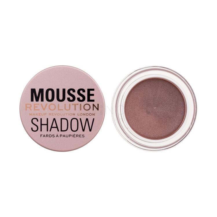 Makeup Revolution London Mousse Shadow Oční stín pro ženy 4 g Odstín Rose Gold