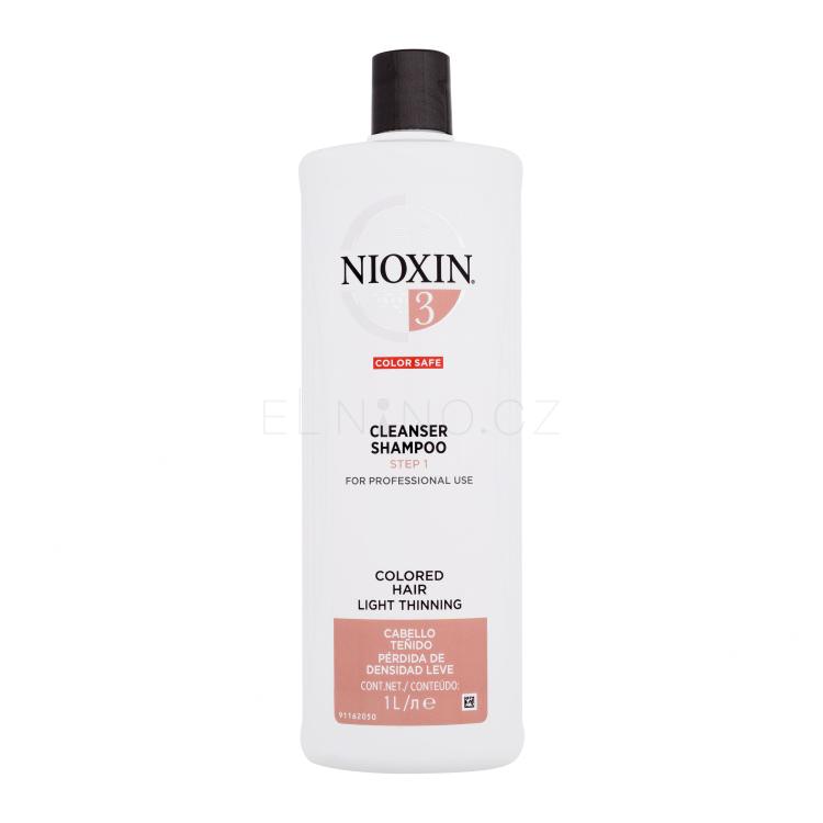 Nioxin System 3 Color Safe Cleanser Šampon pro ženy 1000 ml