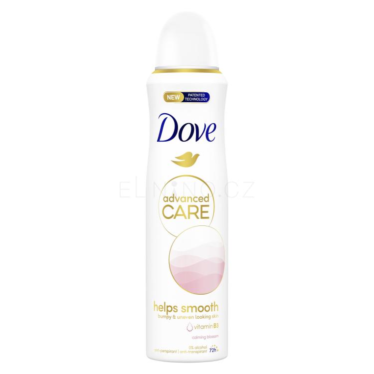 Dove Advanced Care Helps Smooth 72h Antiperspirant pro ženy 150 ml