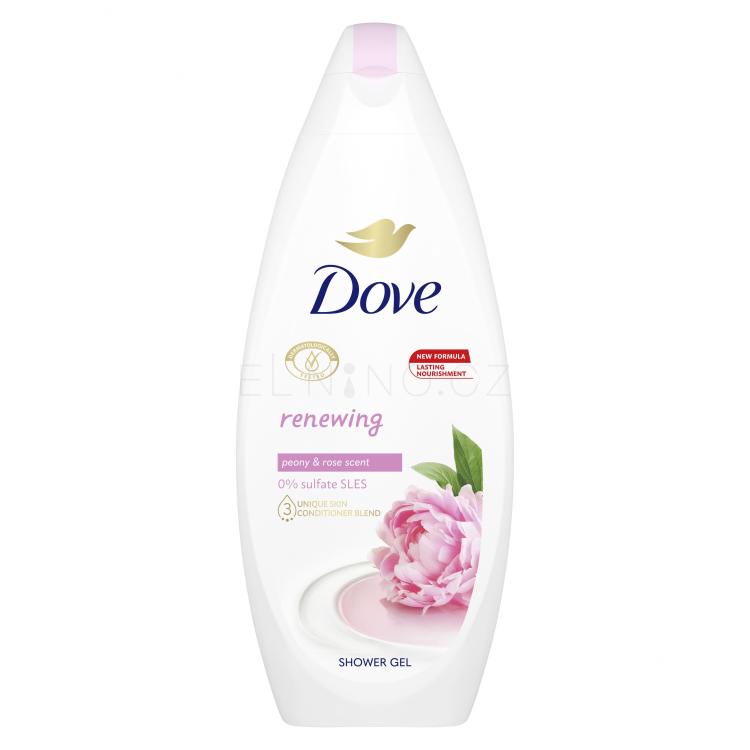 Dove Renewing Peony &amp; Rose Scent Shower Gel Sprchový gel pro ženy 250 ml