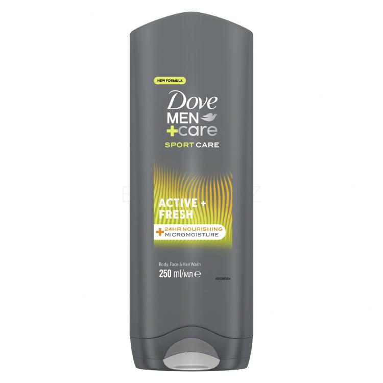 Dove Men + Care Sport Care Active + Fresh Sprchový gel pro muže 250 ml