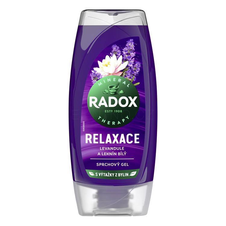 Radox Relaxation Lavender And Waterlily Shower Gel Sprchový gel pro ženy 225 ml