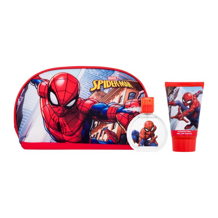 Marvel Spiderman Set Dárková kazeta toaletní voda 50 ml + sprchový gel 100 ml + kosmetická taštička