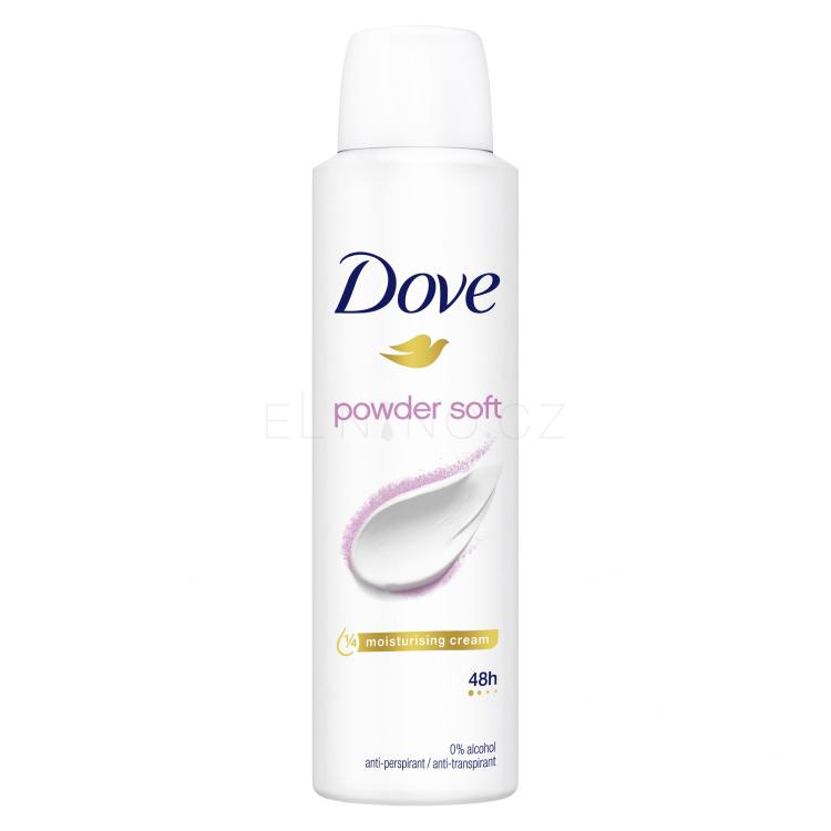 Dove Powder Soft 48h Antiperspirant pro ženy 150 ml