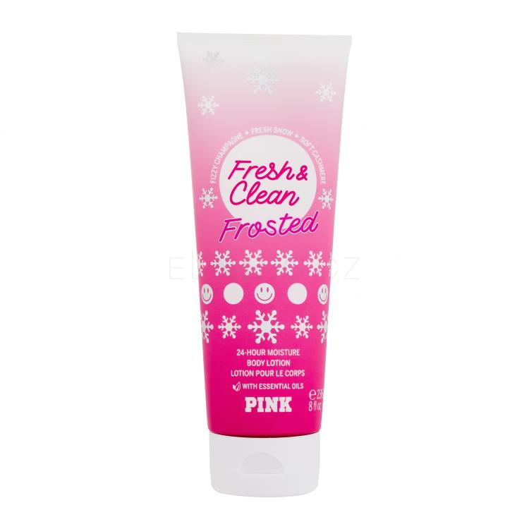 Victoria´s Secret Pink Fresh &amp; Clean Frosted Tělové mléko pro ženy 236 ml