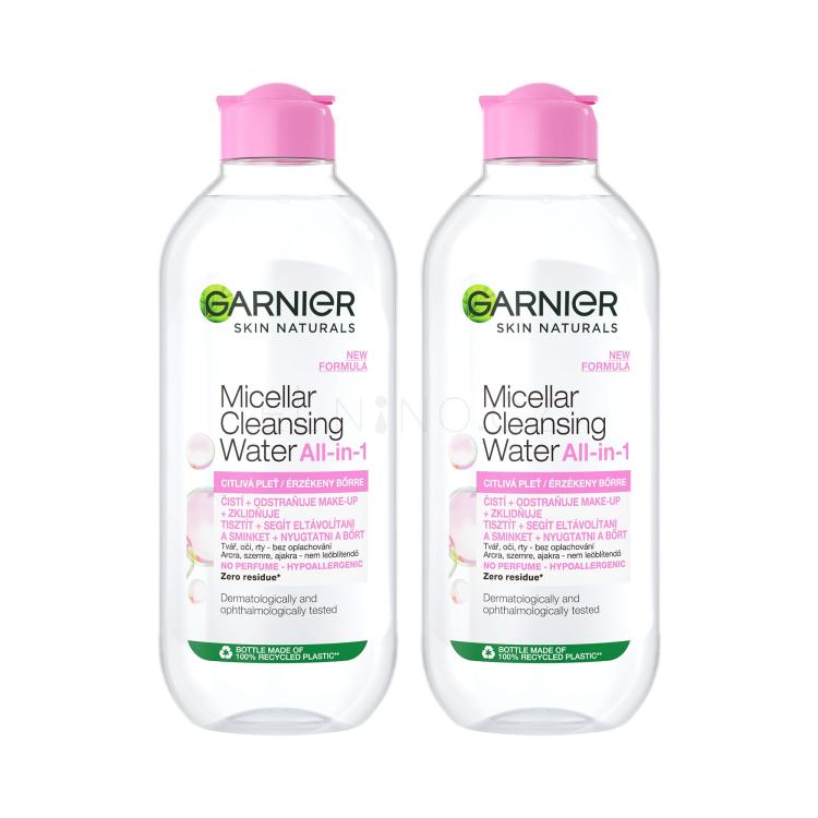 Set Micelární voda Garnier Skin Naturals Micellar Water All-In-1 Sensitive