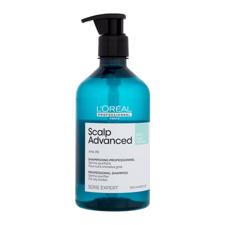 L&#039;Oréal Professionnel Scalp Advanced Anti-Oiliness Professional Shampoo Šampon pro ženy 500 ml