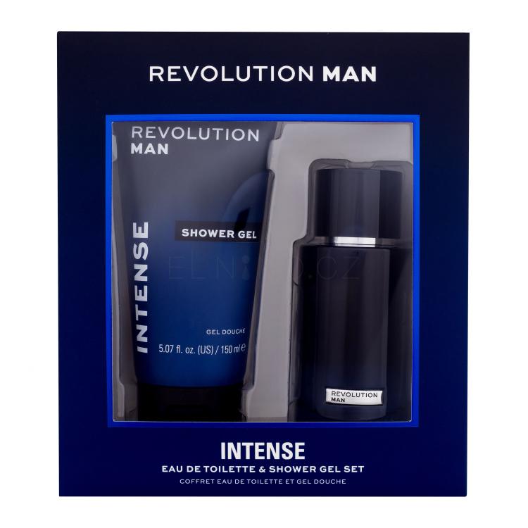 Revolution Man Intense Dárková kazeta toaletní voda 100 ml + sprchový gel 150 ml
