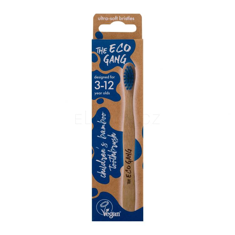 Xpel The Eco Gang Toothbrush Blue Klasický zubní kartáček pro děti 1 ks