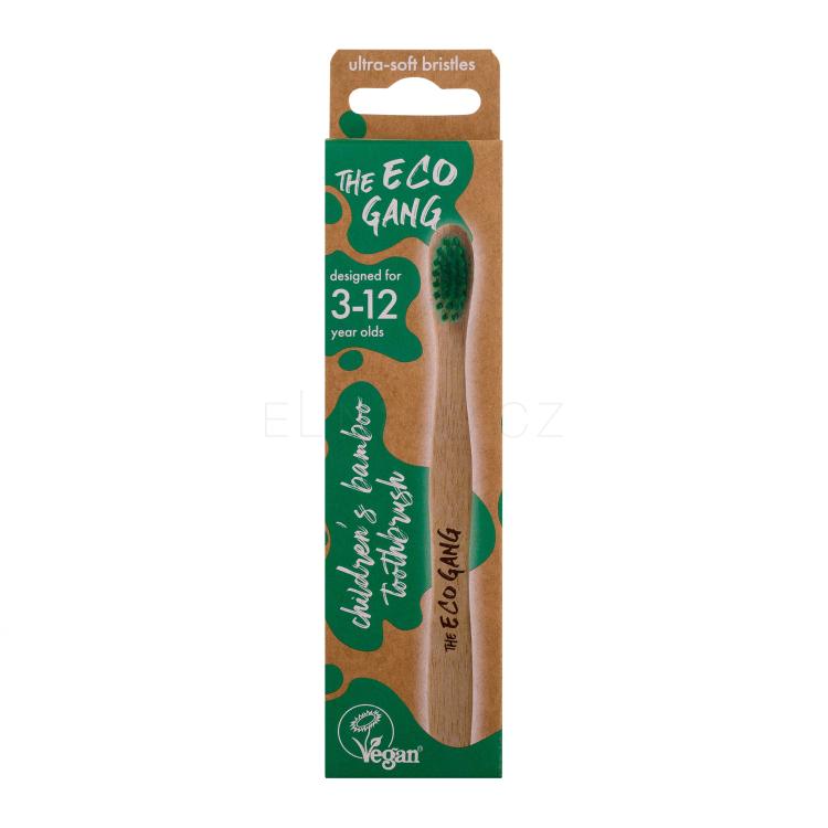 Xpel The Eco Gang Toothbrush Green Klasický zubní kartáček pro děti 1 ks