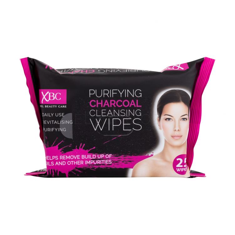 Xpel Purifying Charcoal Cleansing Wipes Čisticí ubrousky pro ženy Set