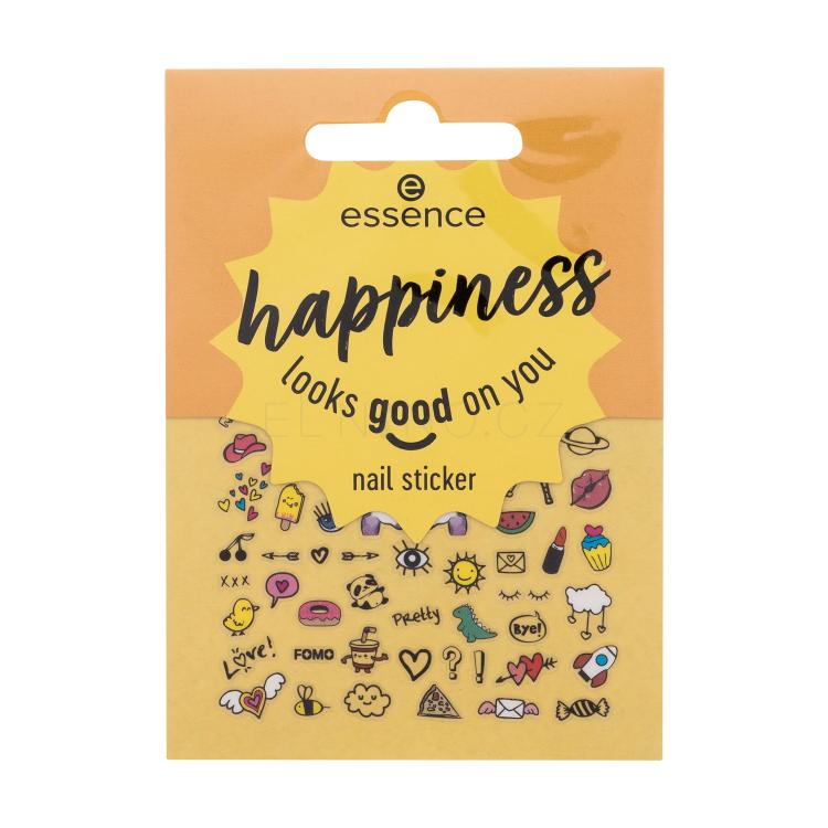 Essence Nail Stickers Happiness Looks Good On You Ozdoby na nehty pro ženy Set