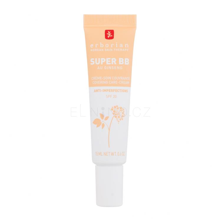Erborian Super BB Covering Care-Cream SPF20 BB krém pro ženy 15 ml Odstín Nude