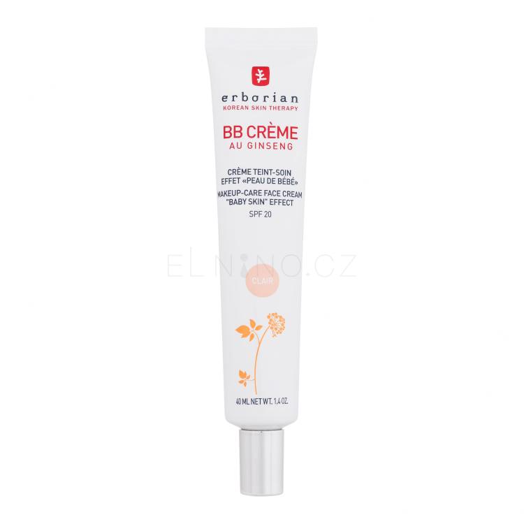Erborian BB Crème Makeup-Care Face Cream SPF20 BB krém pro ženy 40 ml Odstín Clair
