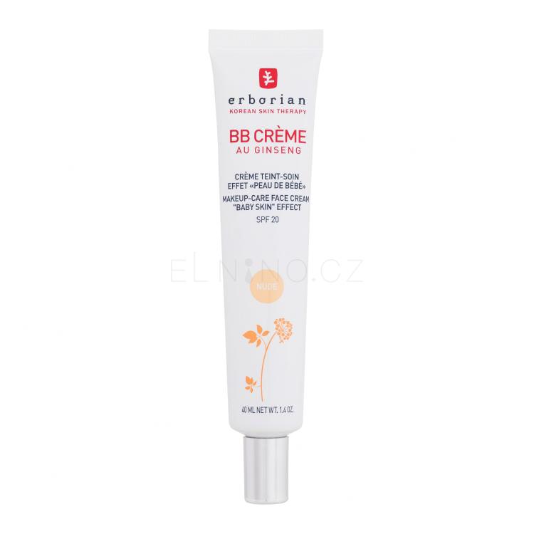 Erborian BB Crème Makeup-Care Face Cream SPF20 BB krém pro ženy 40 ml Odstín Nude