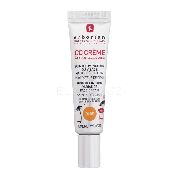 Erborian CC Crème High Definition Radiance Face Cream CC krém pro ženy 15 ml Odstín Doré