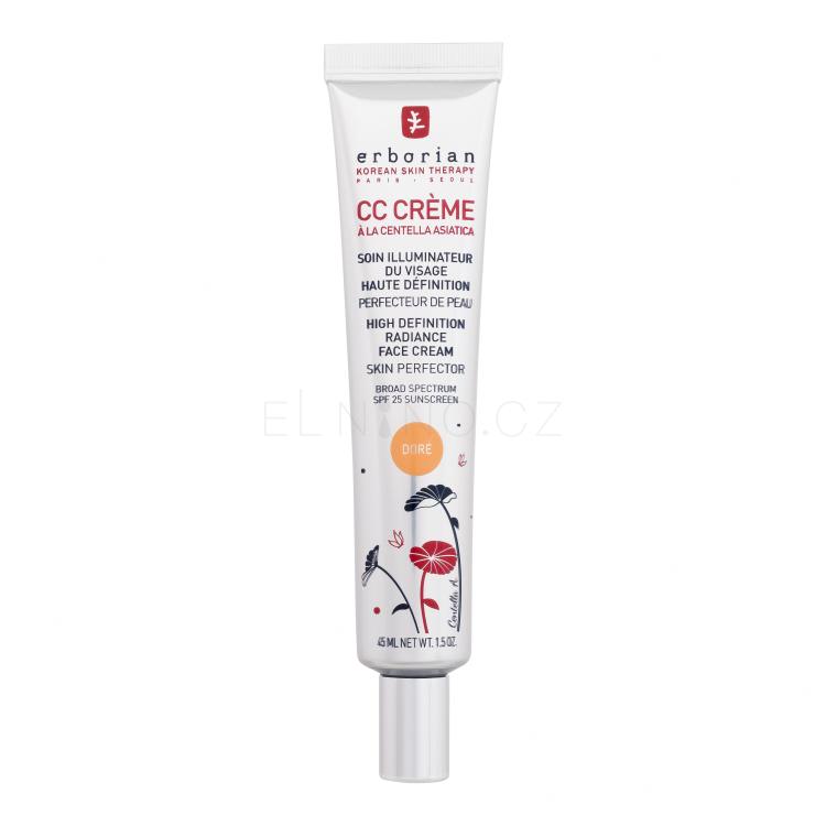 Erborian CC Crème High Definition Radiance Face Cream CC krém pro ženy 45 ml Odstín Doré