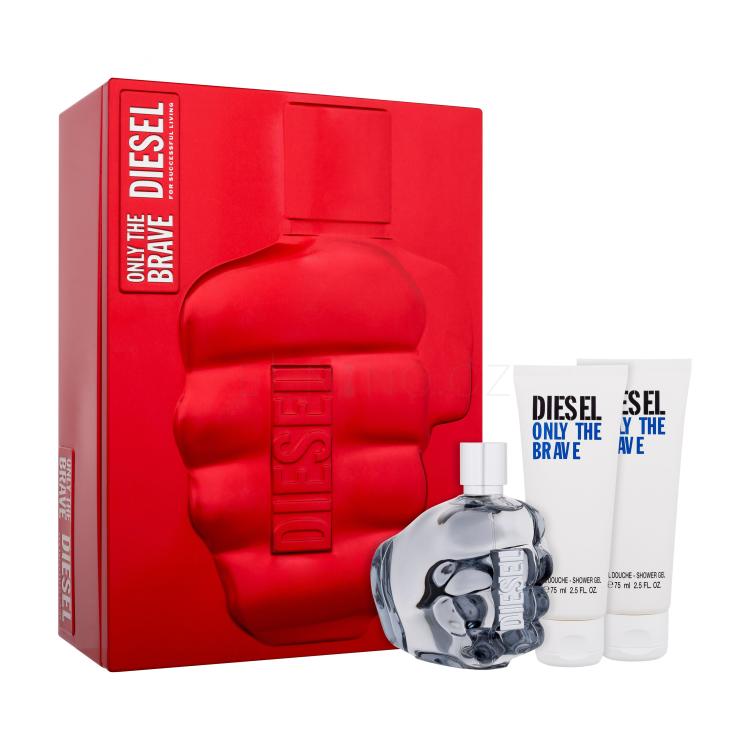 Diesel Only The Brave Dárková kazeta toaletní voda 125 ml + sprchový gel 2 x 75 ml