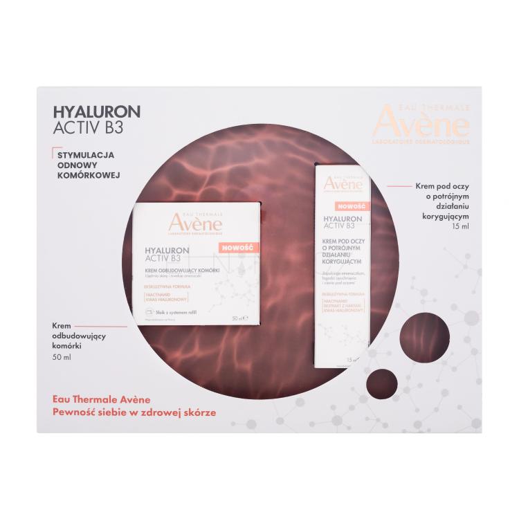 Avene Hyaluron Activ B3 Dárková kazeta denní pleťový krém Hyaluron Activ B3 Cell Renewal Cream 50 ml + oční krém Hyaluron Activ B3 Triple Correction Eye Cream 15 ml