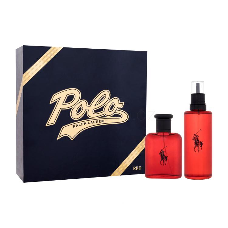 Ralph Lauren Polo Red Dárková kazeta toaletní voda 75ml + toaletní voda náplň 150 ml