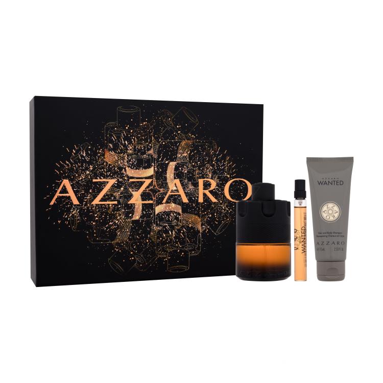 Azzaro The Most Wanted Dárková kazeta parfém 100 ml + parfém 10 ml + sprchový gel 75 ml