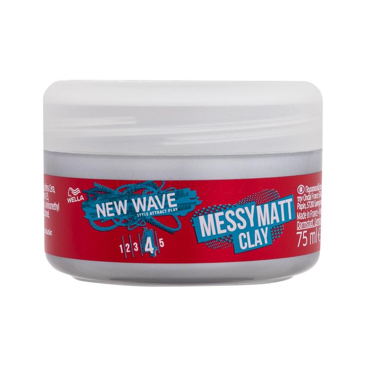 Wella New Wave Messy Matt Clay Pro definici a tvar vlasů 75 ml