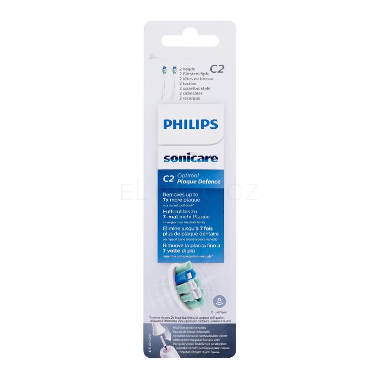 Philips Sonicare C2 Optimal Plaque Defence HX9022/10 White Náhradní hlavice Set