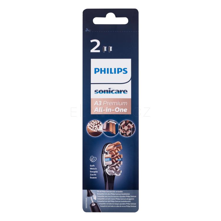 Philips Sonicare A3 premium All-in-One HX9092/11 Black Náhradní hlavice Set