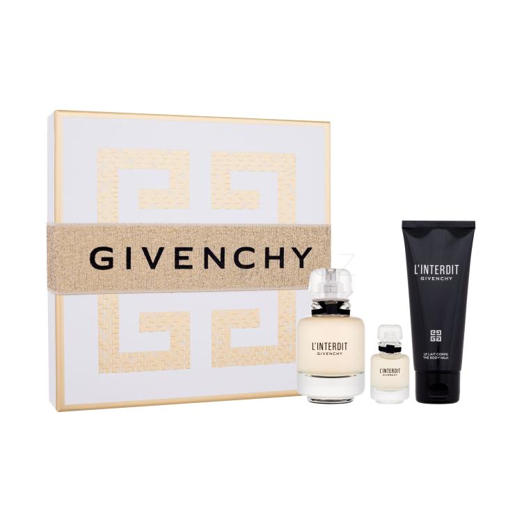 Givenchy L&#039;Interdit Dárková kazeta parfémovaná voda 50 ml + parfémovaná voda 10 ml + tělové mléko 75 ml