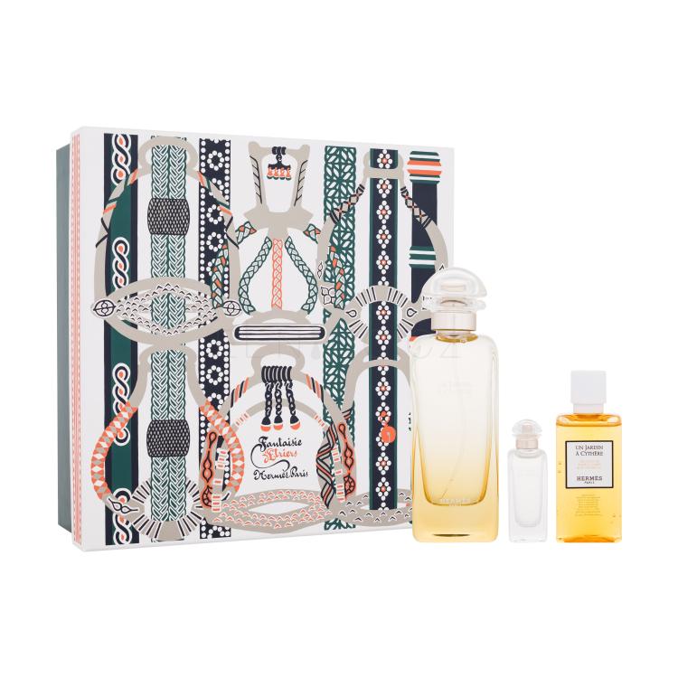 Hermes Un Jardin à Cythère Fantaisie d&#039;Etriers Dárková kazeta toaletní voda 100 ml + toaletní voda 7,5 ml + sprchový gel 40 ml