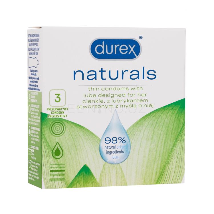 Durex Naturals Kondomy pro muže Set