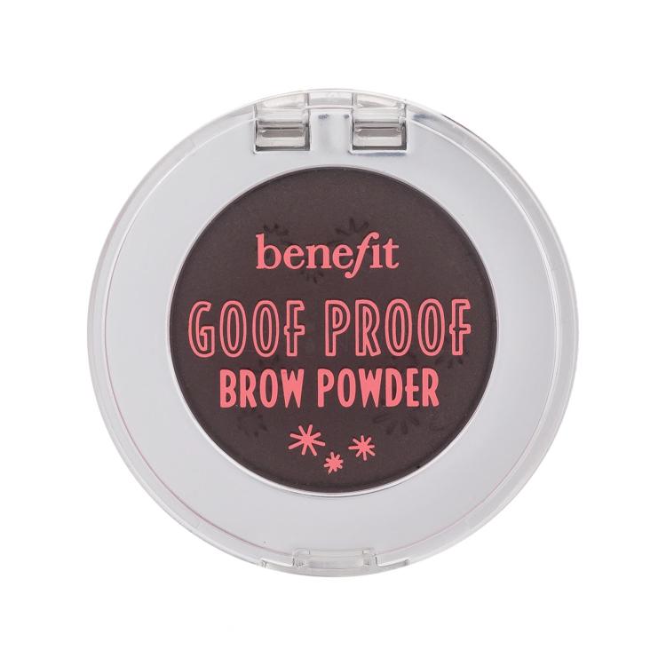 Benefit Goof Proof Brow Powder Pudr na obočí pro ženy 1,9 g Odstín 5 Warm Black-Brown