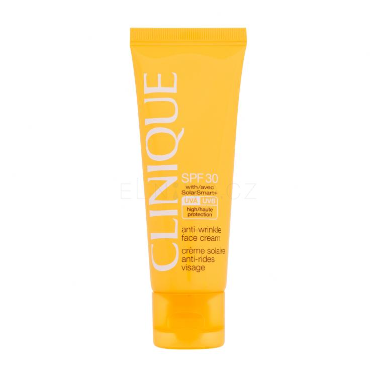 Clinique Sun Care Anti-Wrinkle Face Cream SPF30 Opalovací přípravek na obličej pro ženy 50 ml