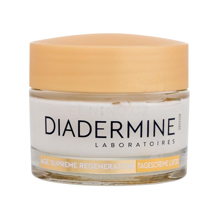 Diadermine Age Supreme Regeneration Day Cream SPF30 Denní pleťový krém pro ženy 50 ml poškozená krabička