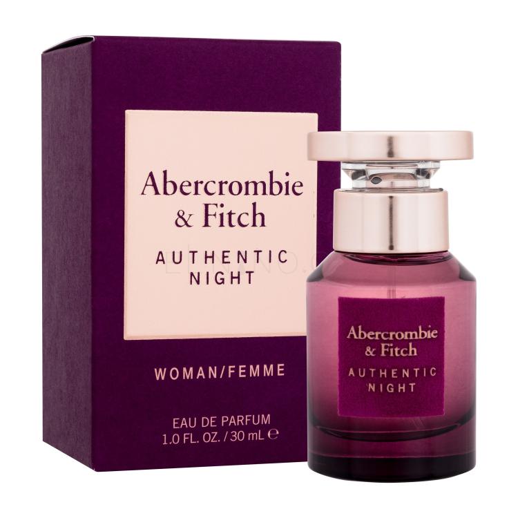 Abercrombie &amp; Fitch Authentic Night Parfémovaná voda pro ženy 30 ml